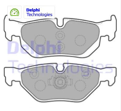 Delphi Rear Brake pad N47 2.0 TDI3-series Diesel LP1915